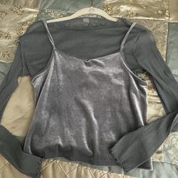 Girls Silver Shirt Old Navy XL 14-16
