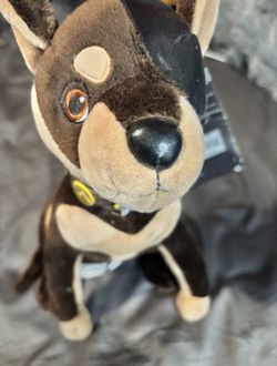 Cruella dog plush