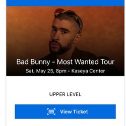 Bad Bunny Tickets For most wanted Tour