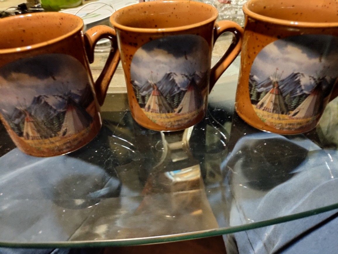 Native American Indian Navajo Print Southwest Coffee Mugs