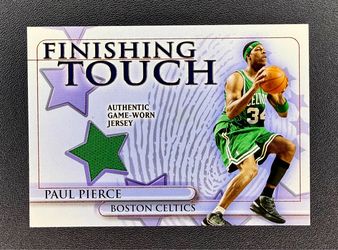 Paul Pierce 2005-06 Topps Finishing Touch Game Used GU Jersey Relic Patch #FT-PP