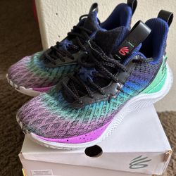 Under Armour Curry 9 Northern Lights Flow size 7