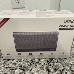 VIZIO Smart Cast Crave Go Bluetooth Wireless Speaker, Gray