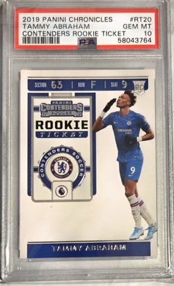 2019 Panini Chronicles Tammy Abraham Contenders Rookie Ticket RC #RT20 PSA 10 Gem Mint