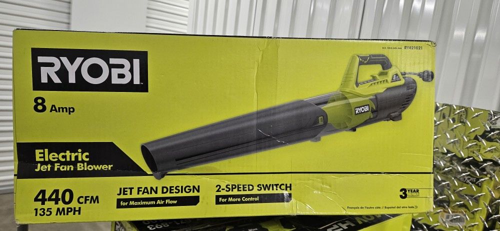 Ryobi electric corded leaf blower