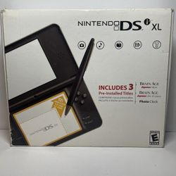 Nintendo DSi XL. Bronze Handheld. Adult Owned. Complete In Box! Oem Cib
