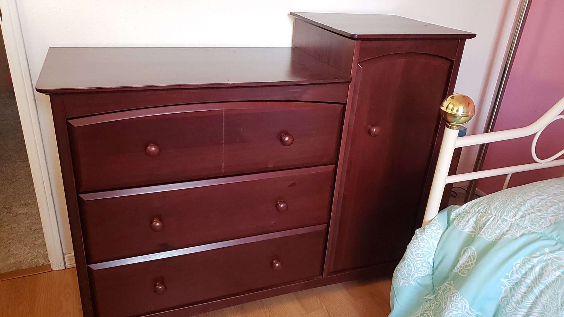 Baby dresser changing table. . .(espresso)