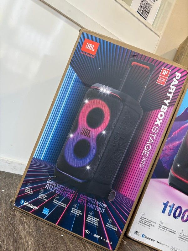 Jbl PartyBox Stage 320 Bluetooth Speaker New - Pay $1 today and pay the rest later -