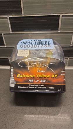 H8 Xenon headlight bulbs ,yellow.