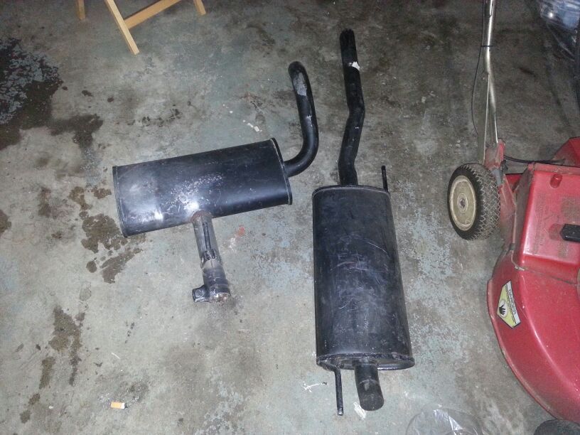 1995-1999 jetta muffler