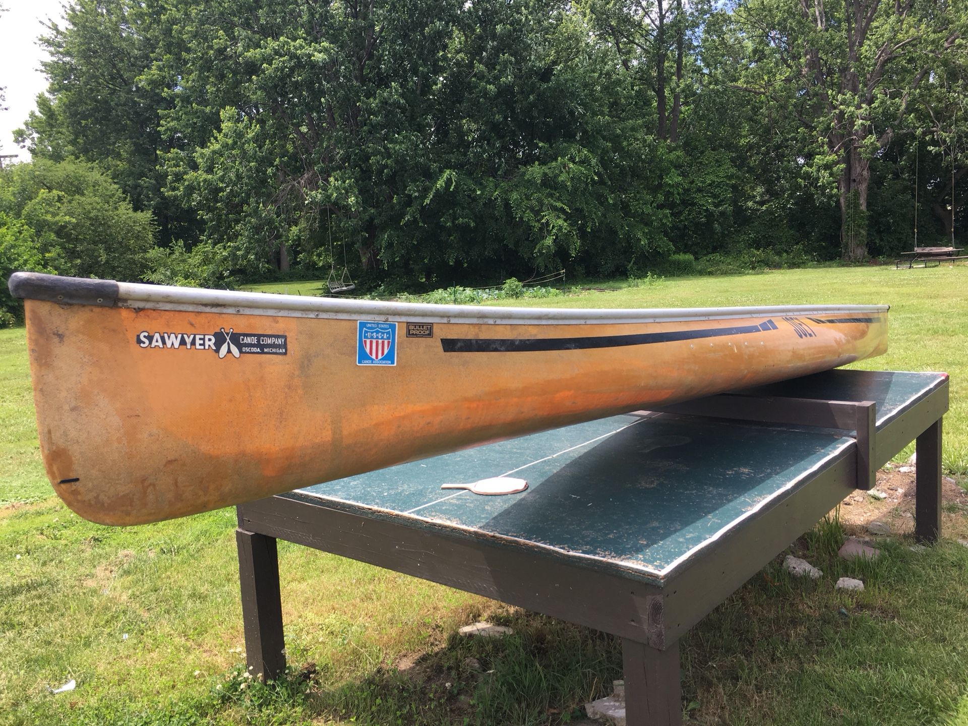 Sawyer Canoe with Kevlar 49 16' 8” kayak for Sale in Roseville, MI