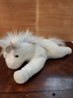  Beanie Buddy Mystic the Unicorn plush toy. #D0679
