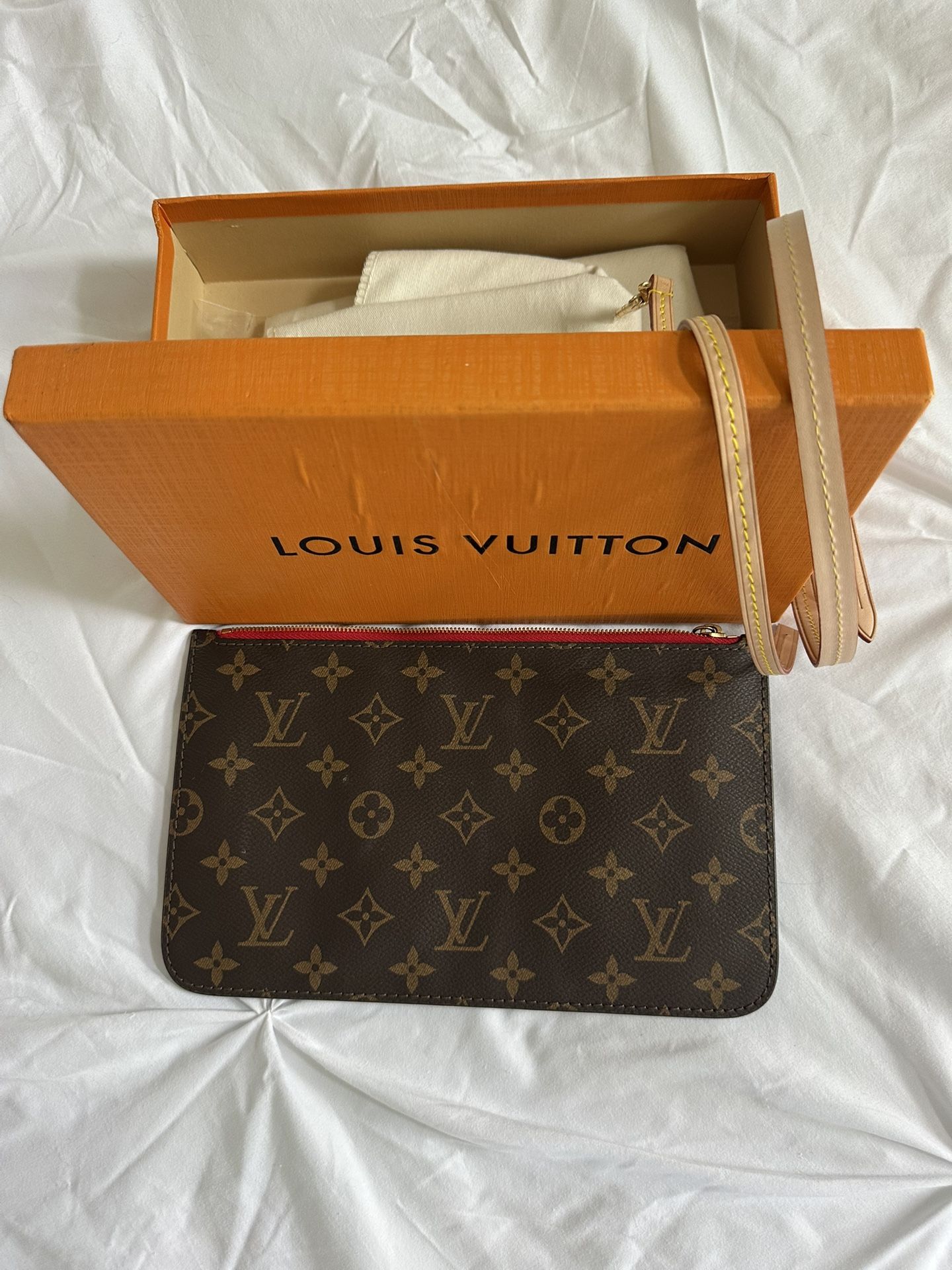LOUIS VUITTON NEVERFULL MM MONOGRAM POUCH