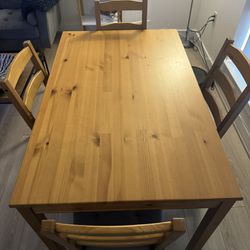 IKEA Jokkmokk table and chairs 