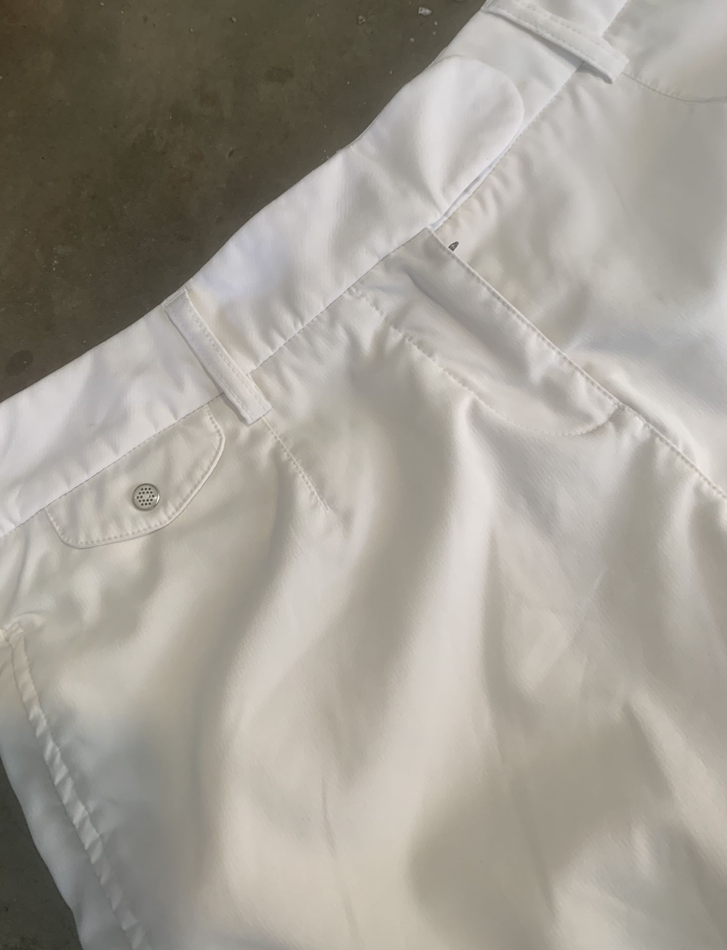 Puma White Athletic Shorts Size 6