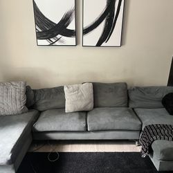 Grey Sectional Couch