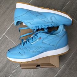 Blue Reebok Classic leather Shoes 