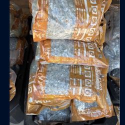 MSI 0.50 in. Glacial Silver Fire Glass - 20 lb. Bag 0.25 cu. ft. 0.5 in. 