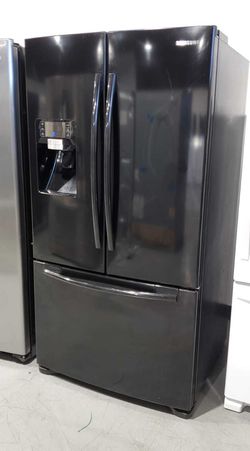 Samsung 3 Door Black Stainless Refrigerator
