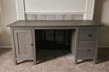 IKEA HEMNES Desk 61” x 25” Dark Grey Brown