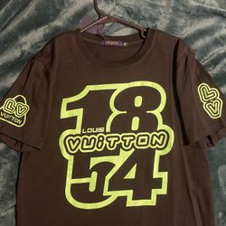 Louis Vuitton Black And Green Shirt Size L / XL