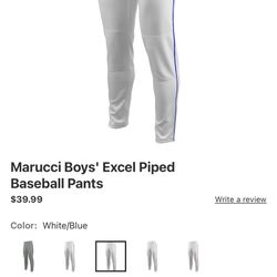 New Marucci boys Youth XL Baseball Pants