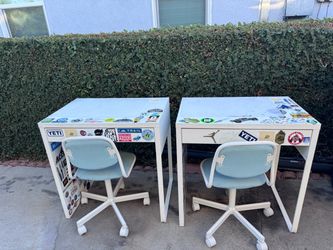 IKEA Desks with Chairs – Set of 2