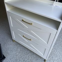 2 Drawer Farmhouse-Style Filing cabinet (Brand New!)