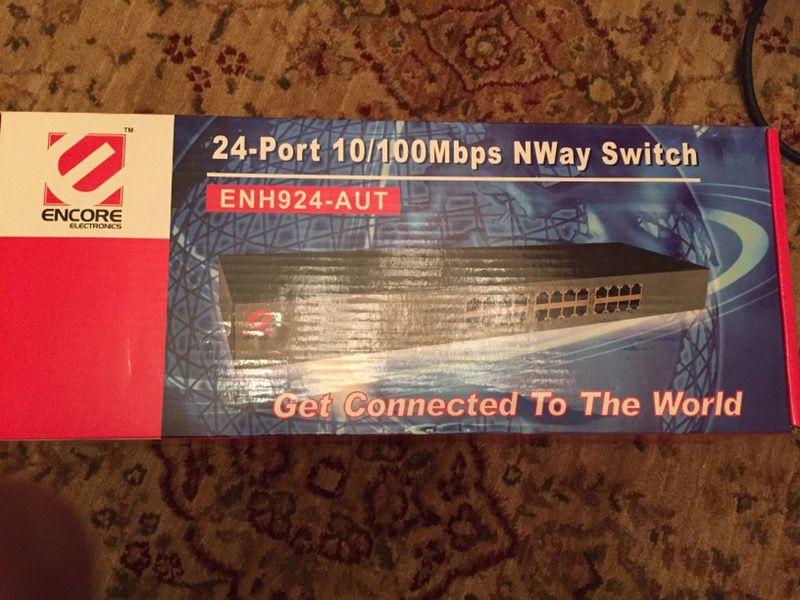 NIB 24 port 10/100MB NWay Switch