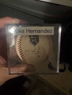 Kike Hernandez signed baseball