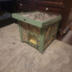 New Age Pet Ecoflex Outdoor Indoor Cat House Mossy Oak