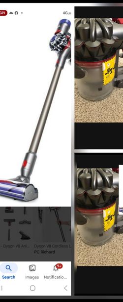 Dyson series   7 with carr attachments  & house long range attachments