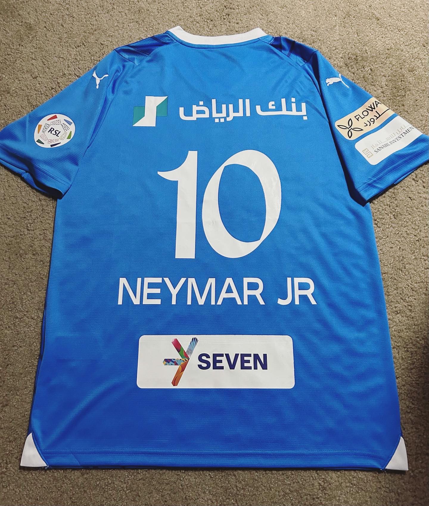 Al Hilal SFC 2023/24 ‘Neymar Jr #10’ Soccer Jersey. 