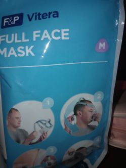 ⭐FREE Brand New F&P Vitera Full Face PAP Therapy Mask (Medium)⭐