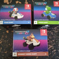 Mario Kart 8 Deluxe McDonalds Collectible Toys *10.00 Firm for all 3* New in Box