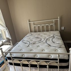 Full Size Mattress, And Bed Frame
