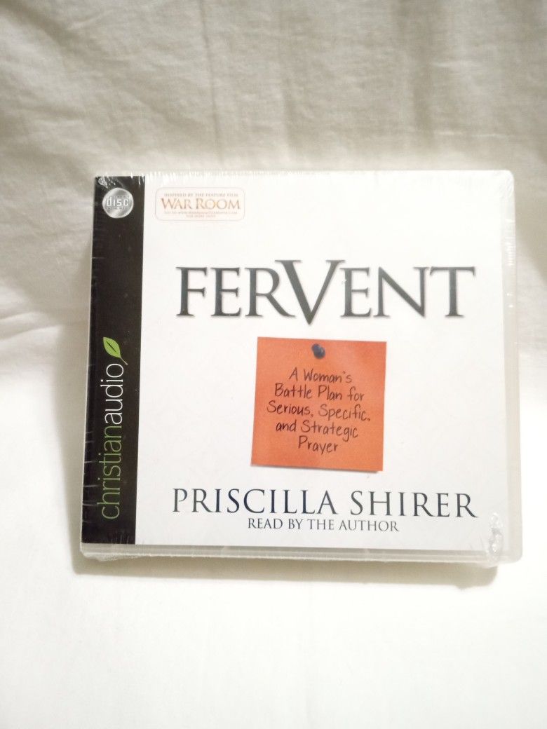 Fervent: A Woman's Battle Plan PRISCILLA SHIRER Audio 4x CD Unabridged SEALED