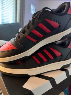 Adidas Rivalry Low Classic Black and Red - Brand New