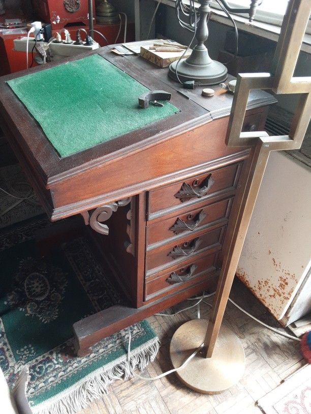 Antique Davenport Mahogany Desk