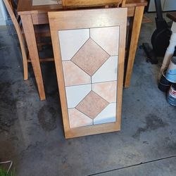 Dining Room Table. Four Chairs Plus Extension.