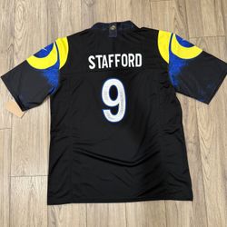 LA Rams Matt Stafford Rivalry Stitched Jersey, S To 3Xl