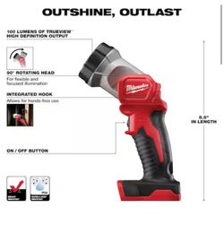 M18 18-Volt Lithium-Ion Cordless 100 Lumens LED Flashlight (Tool-Only)