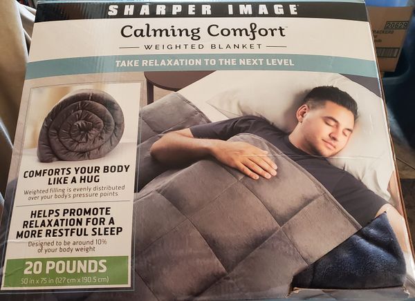 Sharper Image 20 lb Weighted blanket. for Sale in Las Vegas, NV - OfferUp