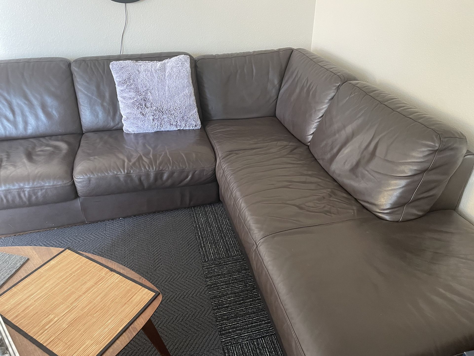 Brown/Chocolate Sofa Italsofa By Natuzzi Group, Italy