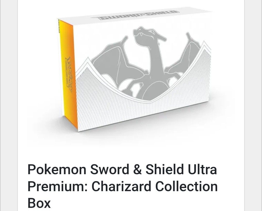 Pokemon Sword & Shield Ultra Premium: Charizard Collection Box