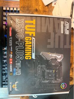ASUS TUF Gaming X570 AMD Motherboard (AM4) WIFI 100% Working / Read Description
