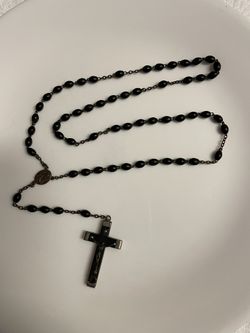 Black Rosary Beads $20 Dollars Or Best Offer 