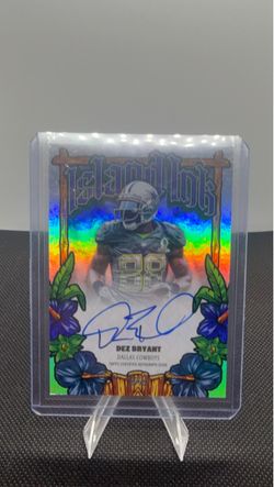 2026 flagship Topps Dez Bryant Island Ink Certified Autograph Card