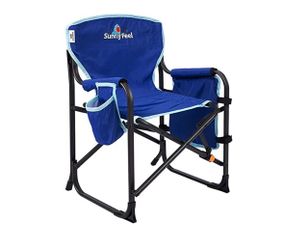 Sunny Feel Kids Camping Chair Blue with Light Blue Trim #camping #outdoor