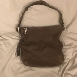 Coach 1414 Brown Leather Legacy Soho Hobo Crossbody Shoulder Bag